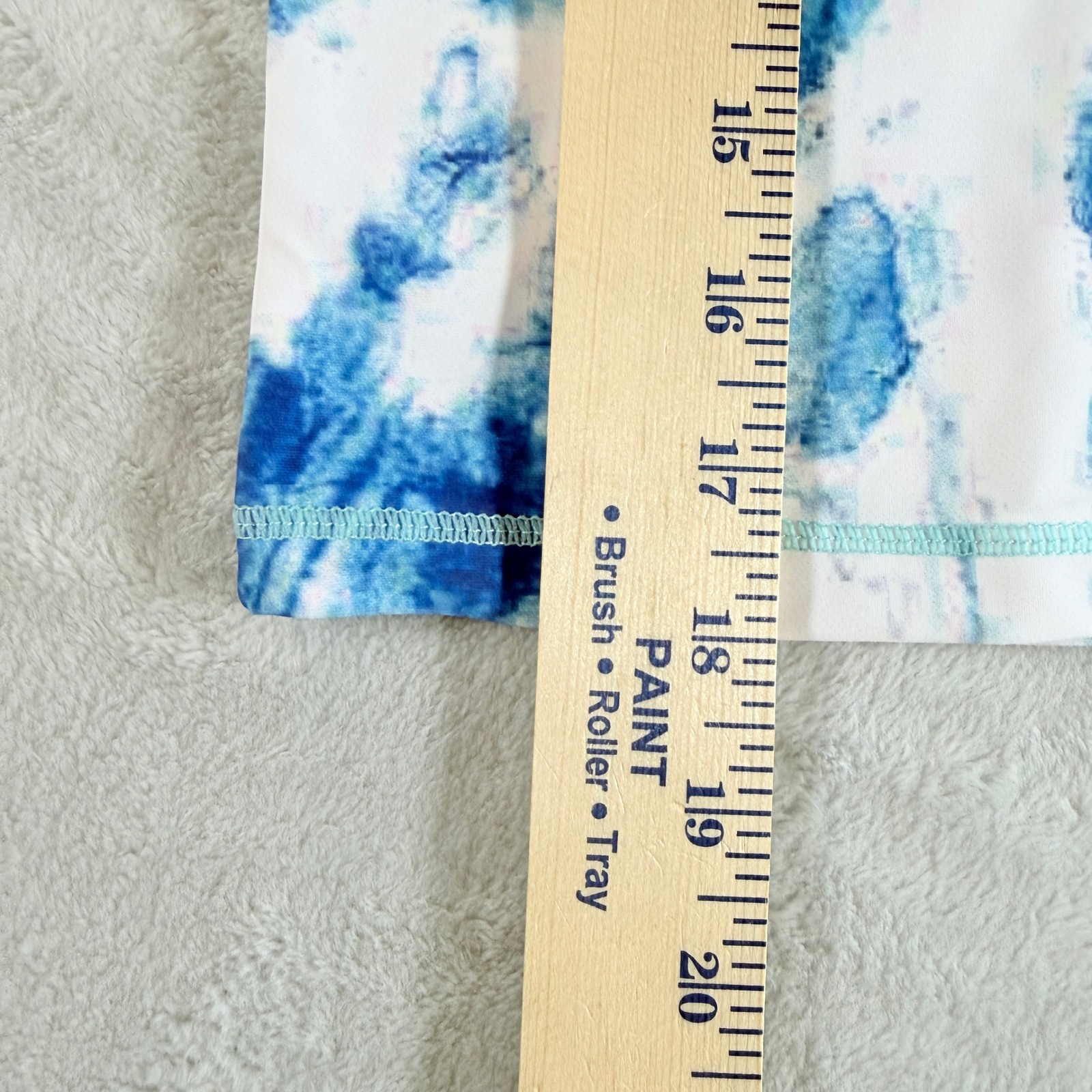 Andy & Evan Boys Blue Tie Dye Raglan Rashguard & Swim Trunks Set 7y Nwt — image 3 of 8
